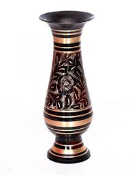 Flower Vase Flower Pot Of Brass In Colorful Finish For Home Decor 65 Inch Visit The Image Link More Details It Is An Affilia Flower Vases Vase Flower Pots