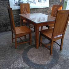 Harga dtm 505 meja makan minimalis 4 kursi. Meja Makan Minimalis 4 Kursi Mebel Jati Jepara Shopee Indonesia