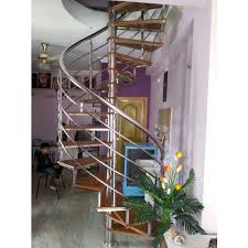 If you are running a diy project, you'll find it quite difficult to use such materials because of their weight. Stairs Round Stainless Steel Railing For Home Mounting Type Floor Rs 650 Running Feet Id 9790188355