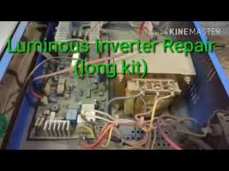 Sine wave inverter circuit diagram with complete step by step program and coding, in this article i will discuss how to use push pull converter, sinusoidal pulse pure sine wave inverter circuit spwm. Luminous Inverter Repair In Hindi Long Card Youtube