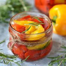 Eingelegte Paprika Rezept Zucchini Einlegen Paprikaschote Paprika Einlegen