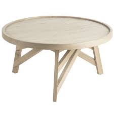 Solid wooden round dining extending dining table on pedestal base. Linea Furniture Hadley Round Wood Coffee Table Reviews Temple Webster