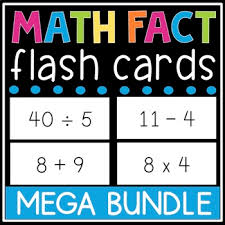 There are two sets of powerpoints for addition, subtraction, multiplication and division. Flash Cards Multiplication Worksheets Teachers Pay Teachers