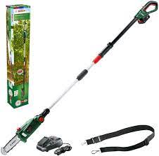 Fensterreiniger glassvac bgv1pro weiß 06008b7000. Bosch Home And Garden 06008b3170 Home And Garden Universalchainpole 18 Cordless Telescopic Chainsaw With 18 V Lithium Ion Battery Amazon Co Uk Diy Tools