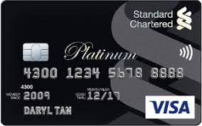Register using temporary id and password : Standard Chartered Platinum Visa Credit Card August 2021 Review Finder Sg