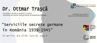 ✅ condica lui mavrocordat, 3 vol., ed. Vortrag Deutsche Geheimdienste In Rumanien 1939 1945 Deutsches Kulturzentrum Iasi