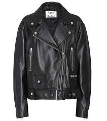 Acne Studios Merlyn Leather Jacket Acnestudios Cloth Jackets