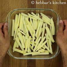 French Fries Recipe Crispy Potato Finger Chips Recipe Hebbar S Kitchen French Fries Recipe Homemade French Fries Indian Food Recipes Vegetarian