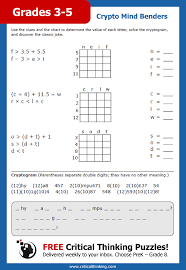 We did not find results for: Free Award Winning Critical Thinking Puzzles Sign Up Today Delivered Weekly To Your Inbox Choose Prek Grade 8 Ca Critical Thinking Mind Benders 12th Book