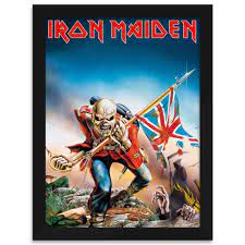 Quadro Poster Placa Decorativa Iron Maiden
