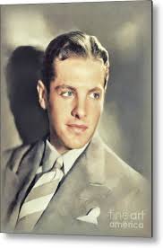 Robert Cummings, Vintage Actor #3 Metal Print