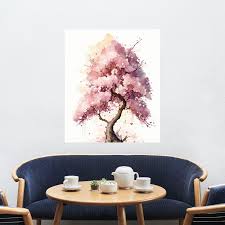 copac inflorit roz canvas print – The Print Studio