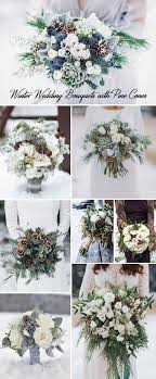 Wedding bouquet with king proteas for spring summer. Flowers Winter Wedding Bouquets Pine Cones 35 Ideas