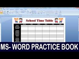School Time Table Chart Ideas Officetutes Com