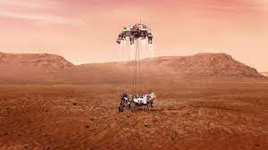 Amazing images as nasa's perseverance rover lands on mars and seeks signs of past microbial life. Nasa Sonde Vor Landung Mit Beharrlichkeit Auf Den Mars Tagesschau De