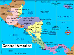 Map Of Central America Maps Of Central America South America Map Central America Map America Map