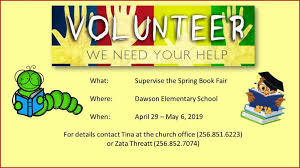 Center Grove United Methodist Church l Huntsville Al l Announcements