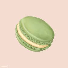 Illustration Of Light Green Macaron On Pink Background Free Image By Rawpixel Com Noon In 2020 Dessert Illustration Macarons Green Tea Cake