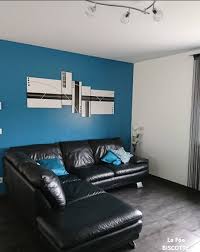 Tapis frisee effet 3d design moderne blue turquoise gris noir harlequin. Salon Bleu Canard La Fee Biscotte