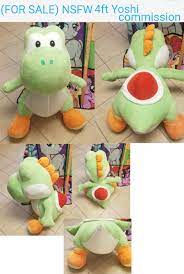 FOR SALE) NSFW fuckable giant/life size plush of 4ft Yoshi dinosaur/lizard  from Nintendo Super Mario Bros commission (Furrysale) : r/YoshiPorn