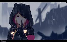 Anime Girls With Hoodies Wallpapers Wallpaper Cave