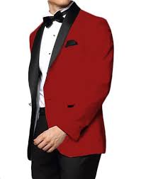 Black And Red Prom Tux Click To Buy Bespoke Suits Red Tuxedo For Men Bridegroom Suit 3 Piece Slim Fit Formal Wear 2017 Dress Fashi Red Tuxedo Red Wedding Dresses Tuxedo For Men