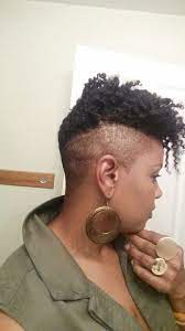 Natural Hair Shaved Sides Undercut Tapered Natural Hair Natural Hair Styles Short Natural Hair Styles