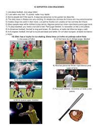 Vocabulario de deportes en inglés. 10 Deportes Con Oraciones Equipos Asociacion De Futbol