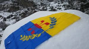 Christians have at times been subjected to religiously motivated attacks. Mak Anavad Mak Anavad Kabylie Drapeau Kabyle Romeo Amrani Flag Snow Hd Wallpaper Peakpx