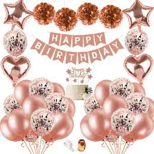 Globos Juguetes Y Juegos Decoracion Para Fiestas Decoraciones Para Cumpleanos Pancarta De Feliz Cumpleanos Globos De Confeti Con Letras Specool Decoraciones De Fiesta De Cumpleanos Con Adorno De Pastel De Bricolaje Borlas