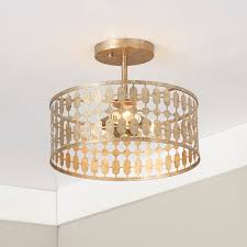 Waymire 3 Light 12 Unique Statement Drum Semi Flush Mount Reviews Allmodern