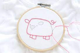 In this short video tutorial you will learn how to make a diy embroidered shirt using a printed pattern transfer. How To Hand Embroider On T Shirts