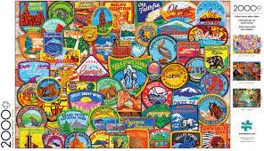 Full color bonus poster included for help in solving. Buffalo Games National Park Patches 2000 Piece Jigsaw Puzzle Toys Games Amazon Com