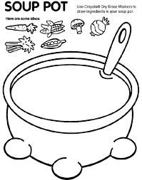 Soup Pot On Crayola Com Stone Soup Preschool Food Vegetable Crafts
