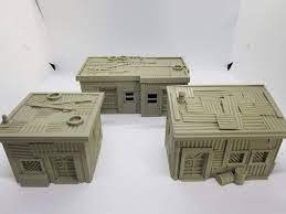 3d Printed Shanty Town Buildings Corvus Games Terrain Etsy 3d Printing 3d Printed Building 3d Printer