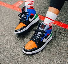 Nike Air Jordan 1 Mid Multi Patent Cv5276 001 Fashion Shoes Sneakers 2020 Fall Trends In 2020 Nike Air Shoes Nike Fashion Shoes Fashion Shoes Sneakers