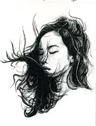 Another My Artwork Graphic Graphics Woman Asia Asian Black Draw Ink Inkart Inkwork Drawing Working Imp Dotted Drawings Ink Illustrations Drawings