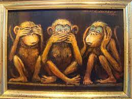 See more ideas about see no evil, evil, wise monkeys. Unique Original Painting Of The Three Monkeys Hear No Evil See No Evil Speak No Evil 3 Wise Monkeys Say See Hear No Ev Painting Monkey Art Original Paintings