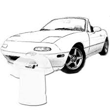 118 likes · 3 were here. Mazda Miata 1st Generation Drawing T Shirt Your Car Drawing Etsy