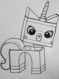 More than 600 free online coloring pages for kids: Unikitty Coloring Page