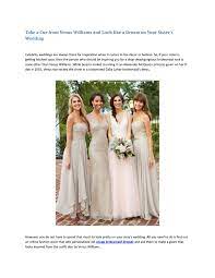 But was he referring to the supposed wedding, some fans. Take A Cue From Venus Williams And Look Like A Dream On Your Sister S Wedding By Ok Bridal Shop Issuu