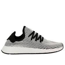 The luxury closet prada sport black mesh and stretch fabric slip on sneakers size 38.5 $288 $349. Adidas Originals Outlet Adidas Deerupt Runner Sneakers In Knit And Mesh Stretch Net Effect Sneakers Adidas Originals Men Black Sneakers Adidas Originals Cq2626 Giglio En