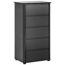 We know your favorite outfits can get complicated, but that doesn't mean their storage systems have to be, too. Tall Black Drawer Chest Contemporary Bedroom Furniture