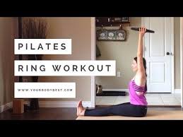 Full 30 Minute Intermediate Magic Circle Mat Workout With Andrea Davila Youtube Pilates Ring Pilates Pilates Workout Videos