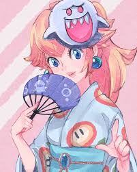 Kimono Peach Super Mario Know Your Meme An icon of princess peach.