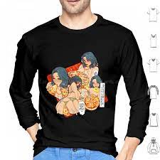 Not Pine-But Pizza Hentaii Hoodie cotton Long Sleeve Hentai Manga Comic  Doujin Doujinshi Lewd Oppai S0me Waifu Sexy