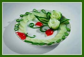 Arte Con Verduras Food Carving Food Garnishes Food