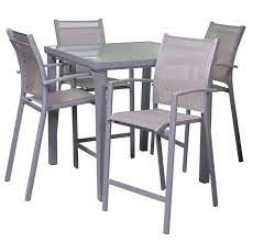 Our outdoor chairs and tables are cheap in price, not quality. Aluminium 4 Seat Bar Set Segals Outdoor Furniture
