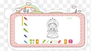 Download Princess Coloring Pages Princess Coloring Book For Kids Android Princess Coloring Book App Text Label Png Pngegg