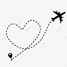 Rota De Voo De Aviao Com Ponto De Partida E Traco De Linha De Traco Aviao Aviao Linha Imagem Png E Psd Para Download Gratuito Plane Flight Travel Stamp Matching Sister